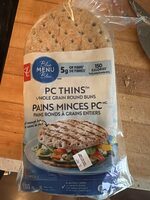 Pc Thins Whole Grain Round Buns
