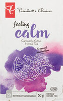 Feeling Calm Camomile Citrus Herbal Tea
