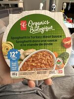 Spaghetti in turkey meat sauce