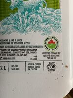 Organic milk