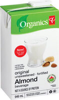 Original unsweetened fortified almond beverage