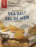 Sea salt kettle style tortilla chips