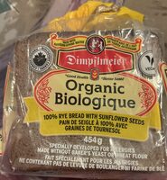 Organic 100% Rye Bread with Sunflower Seeds
