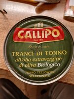 Tranci di tonno all'olio extravergine d'oliva biologico