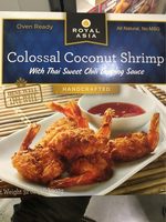 Colossal coconut shrimp