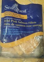 Filets de saumon rose sauvage