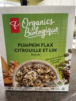 Citrouille et lin granola