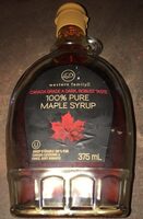100% Pure Maple Syrup Dark