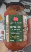 Giardino pasta sauce