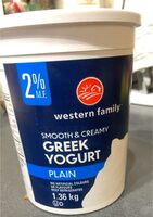 Smooth&creamy greek yogurt plain