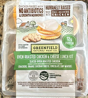 Oven roasted chicken & cheese lunch kit