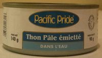 Thon pâle émietté dans l'eau