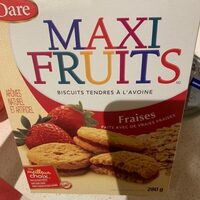 MAXI FRUITS Soft Oatmeal Cookies Strawberry