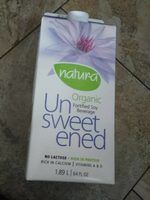 Soy beverage unsweetened