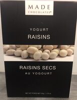Raisins secs au yogourt