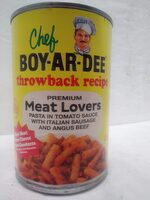 Premium Meat Lovers Pasta in tomato Sauce with Italian Sausage and Angus Beef