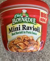 Mini Ravioli Beef Ravioli in Pasta Sauce