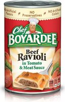 Beef ravioli