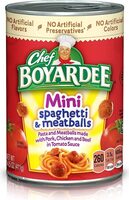 Mini spaghetti and meatballs