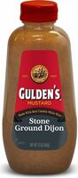 Stone ground dijon mustard squeeze bottle