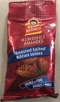 Amandes roties salées