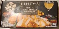 Roti de poitrine de dinde désossée assaisonnée et mon-cuit