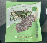 Milk Chocolate sprinkled with hemp hearts