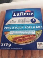 Saucisse porc et boeuf