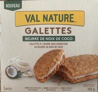 Gallette beurre de noix de coco