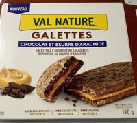 Biscuites chocolat et beuure d’arachide