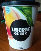 Peach Greek yogurt