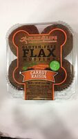 Flax Muffins, Carrot Raisin