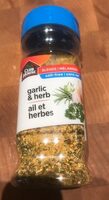 Garlic & Herb Salt-Free blend Seasoning