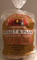 Millet & Flax Connamon Raisin Bagels