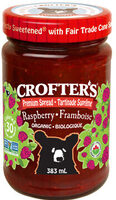 Premium Spread Organic Raspberry Jam