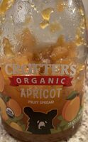 Organic apricot fruit spread