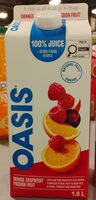 Jus orange framboise fruit de la passion - Oasis