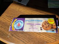 Oatmeal Raisin Cookies, Less Sugar