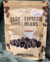Dark chocolate espresso beans