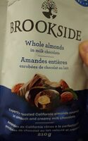 Amandes entières enrobées de chocolat au lait