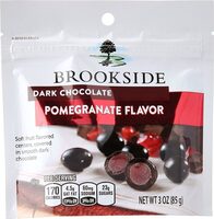 Dark chocolate pomegranate flavor
