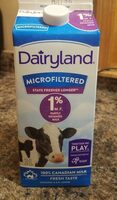 Microfiltered  milk