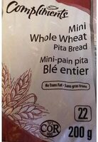 Whole Wheat Mini Pita Bread