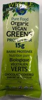 Organic vegan greens protein bar