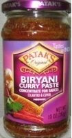 Pataks paste biryani