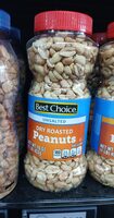 Dry roasted peanuts
