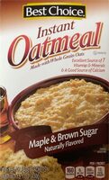 Instant oatmeal