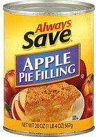 Natural cinnamon apple flavor pie filling