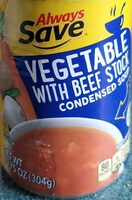 Vegetable with Beef Stock Consensed Soup