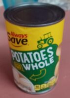 Whole white potatoes